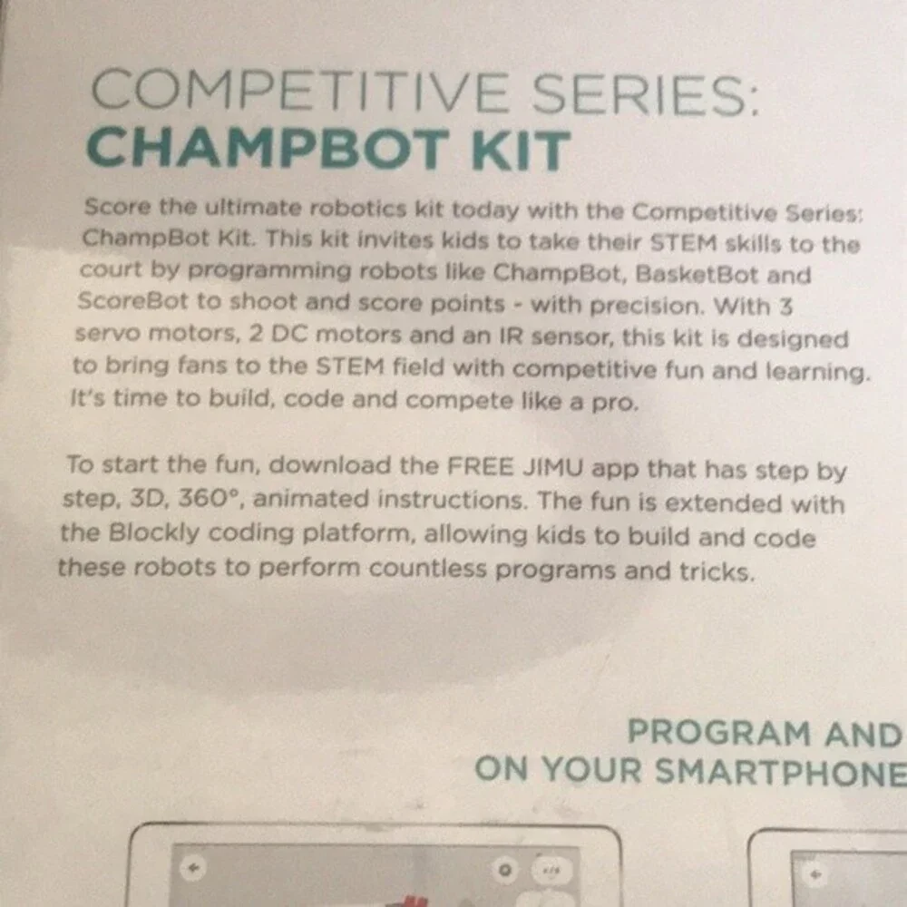 Jimu Robot Competitive Series Champbot Kit NWT
